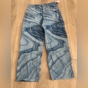Wild fable highest rise baggy jeans  with unique design